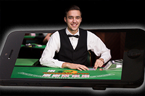 Caribbean Stud Poker in het live mobiel casino
