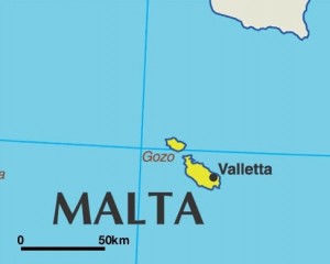 Om aan te geven hoe klein Malta is