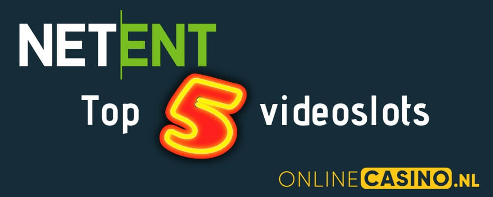 OnlineCasino.nl Netent Top 5 videoslots banner