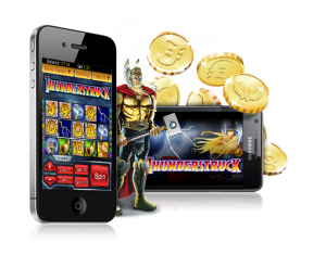 Thunderstruck II van game provider Quickfire Microgaming is ook mobiel te spelen
