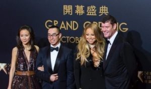 Tijdens de opening van een van de nieuwste Chinese casino’s was ook Mariah Carey van de partij
